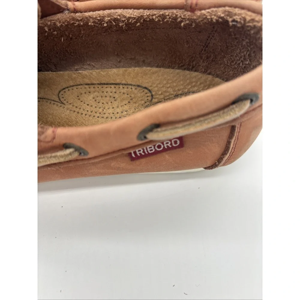Tribord‎ Women's Brown Leather Boat Shoes Size 6.5 Made In Portugal